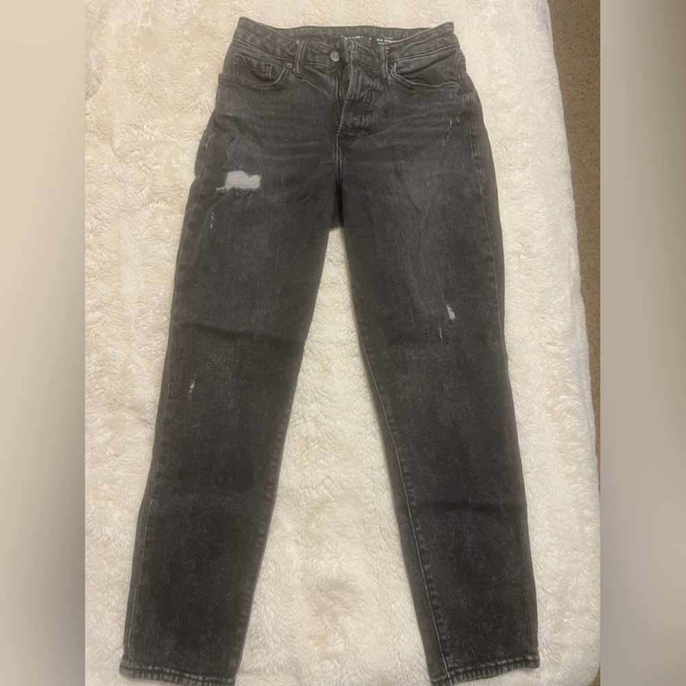 Black Acid Washed Old Navy Jeans